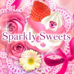 Скачать Pink Wallpaper Sparkly Sweets XAPK
