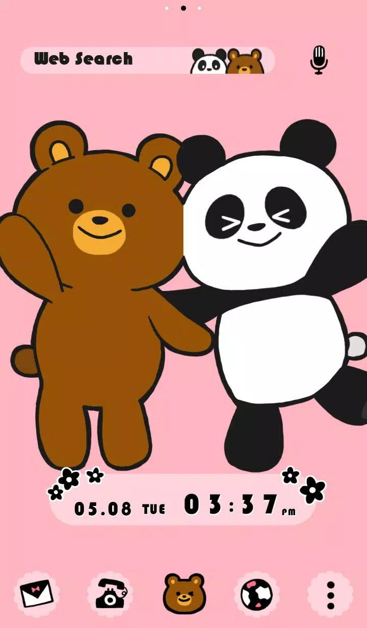 Android向けのかわいい 壁紙アイコン くまとパンダ Apkをダウンロードしましょう