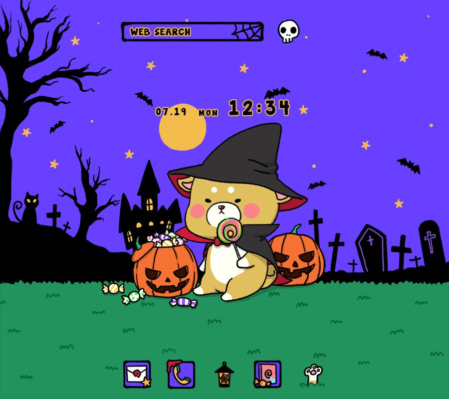 Android 用の かわいい壁紙アイコン ハロウィン 柴犬 無料 Apk を