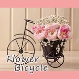 Cute tema Flower Bicycle APK