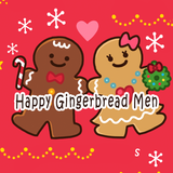 Happy Gingerbread Men icône