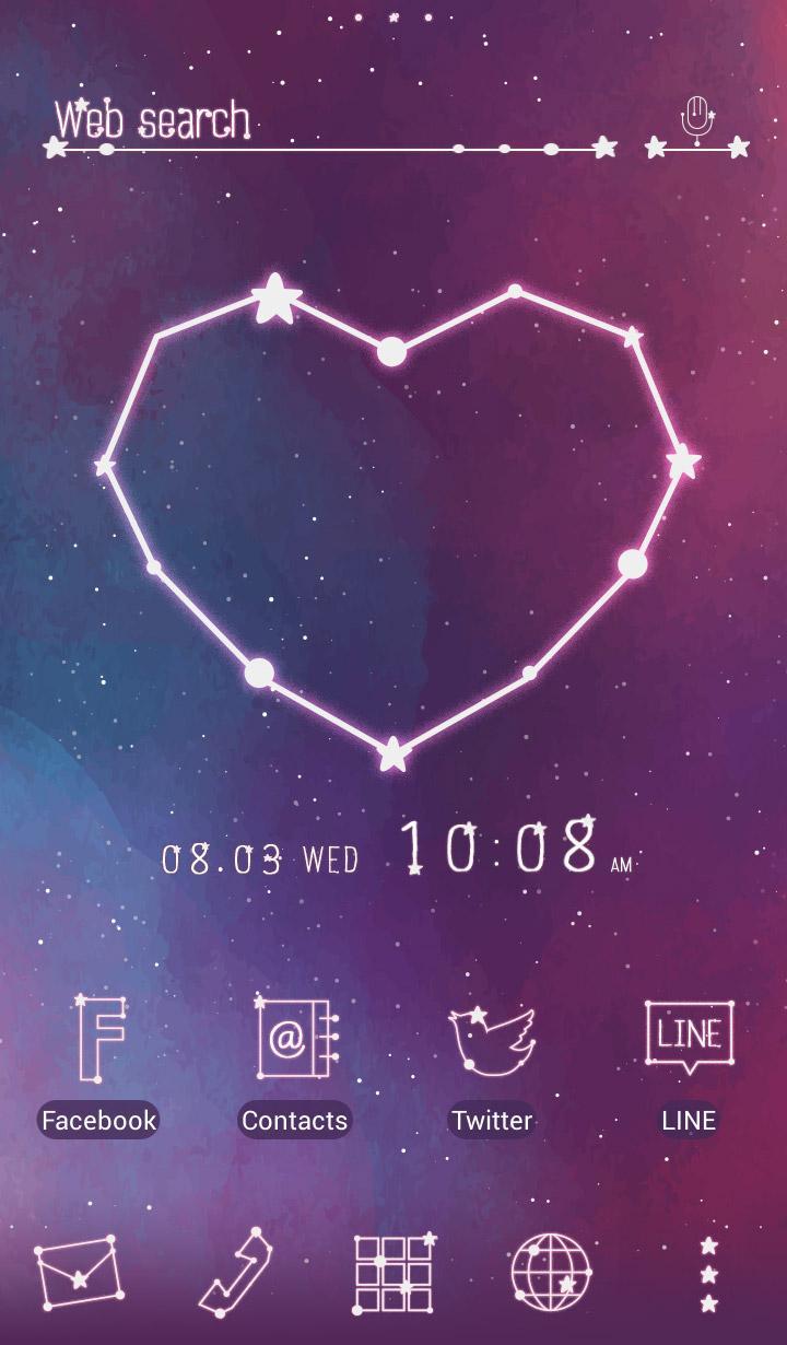 Android 用の ハートの星座 壁紙きせかえ Apk をダウンロード