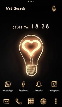 Android 用の オシャレ壁紙アイコン ハートの電球 無料 Apk をダウンロード