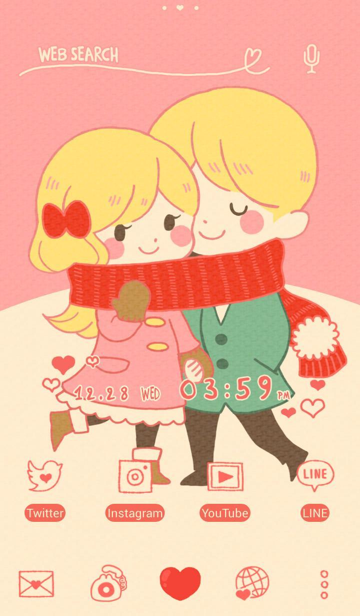 Android 用の かわいい壁紙 冬のカップル 無料 Apk をダウンロード