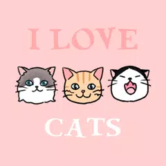 I Love Cats Thema +HOME APK Herunterladen