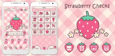 Strawberry Checks +HOME Theme