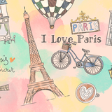 I Love Paris icône