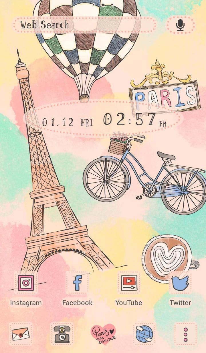 Android 用の おしゃれ 壁紙アイコン I Love Paris 無料 Apk をダウンロード