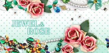 珠寶&玫瑰 可愛主題・桌布