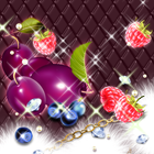 Girly Theme-Sparkle Fruits- ikona