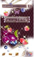 Girly Theme-Sparkle Fruits- plakat