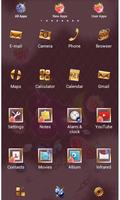 Girly Theme-Sparkle Fruits- captura de pantalla 1