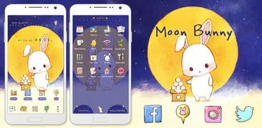 Moon Bunny Тема+HOME