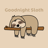 Goodnight Sloth Thème +HOME APK