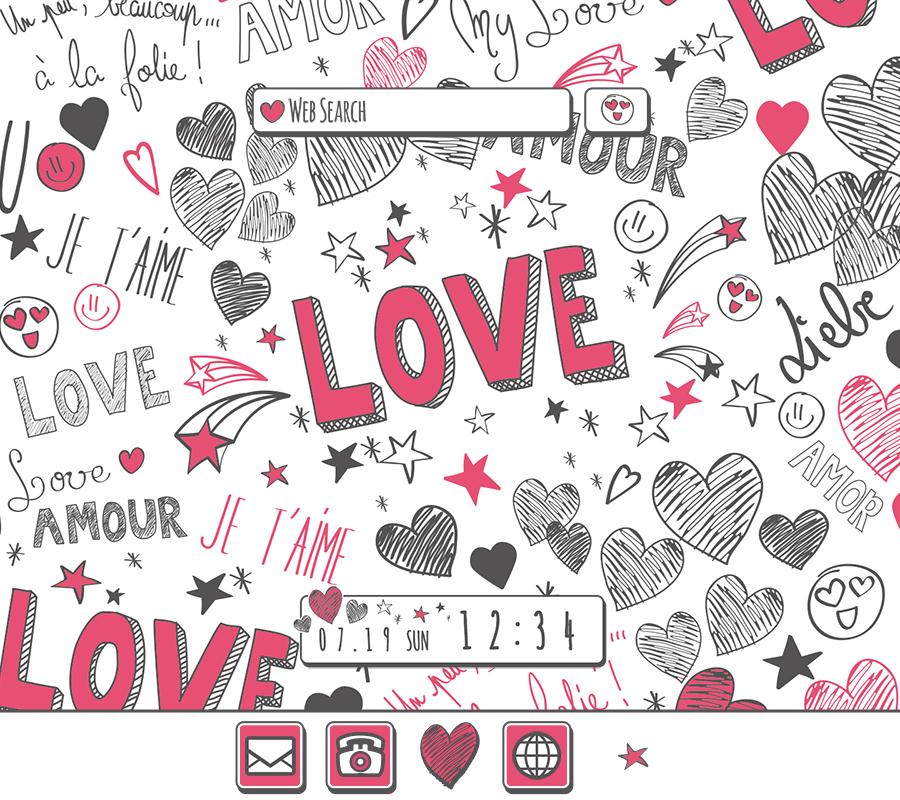 Android 用の かわいい壁紙アイコン Love Heart 無料 Apk をダウンロード