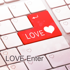 LOVE, Enter icône