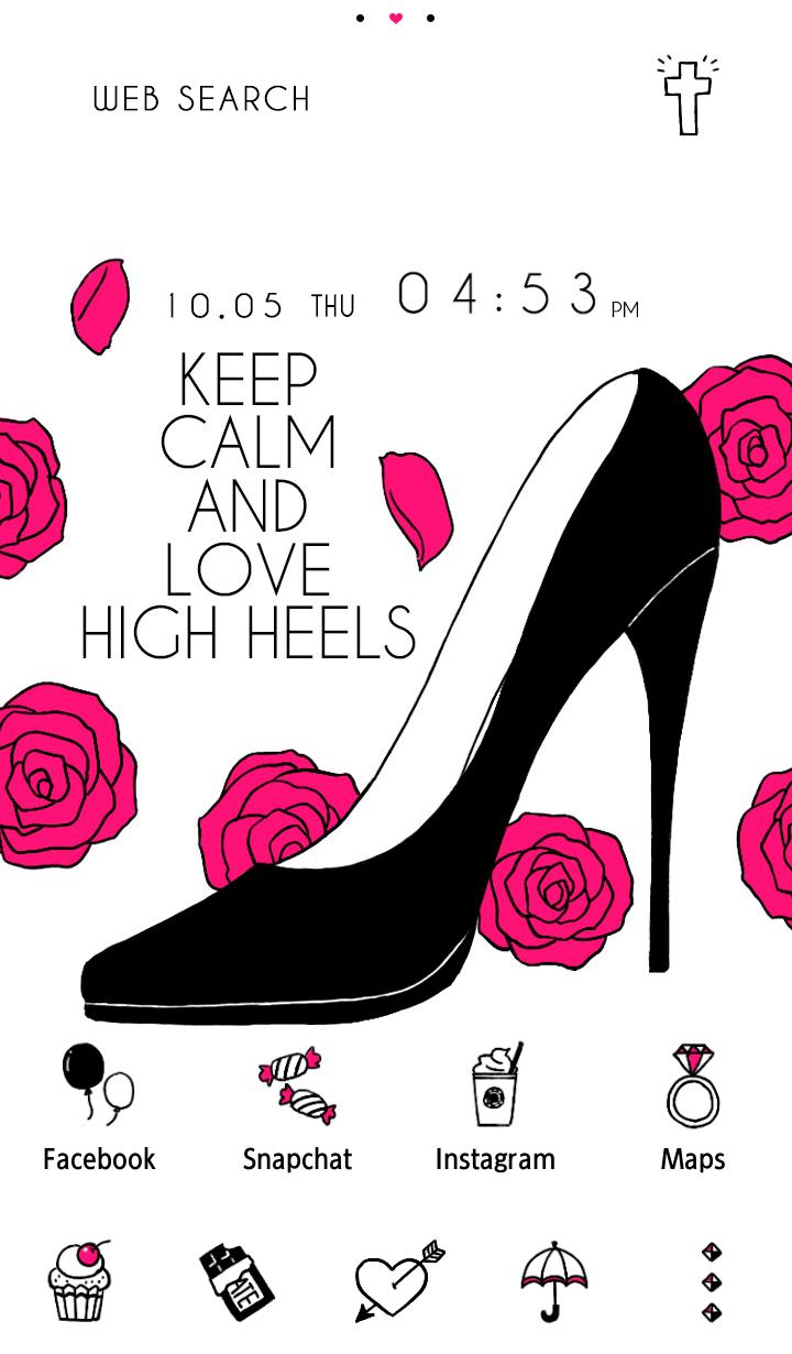 Android 用の オシャレ壁紙アイコン Love High Heels 無料 Apk をダウンロード