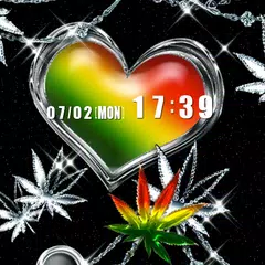download LOVE　REGGAE for +HOMEきせかえテーマ APK