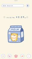 Adorable Milk Theme +HOME پوسٹر