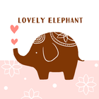 Lovely Elephant  wallpaper- ไอคอน