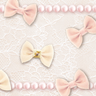 Lace & Ribbons Theme +HOME icône