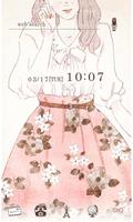 Spring Wallpaper-Floral Lady- Plakat
