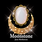 آیکون‌ Moonstone - June Birthstone