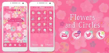 Cute Theme-Flowers and Circles