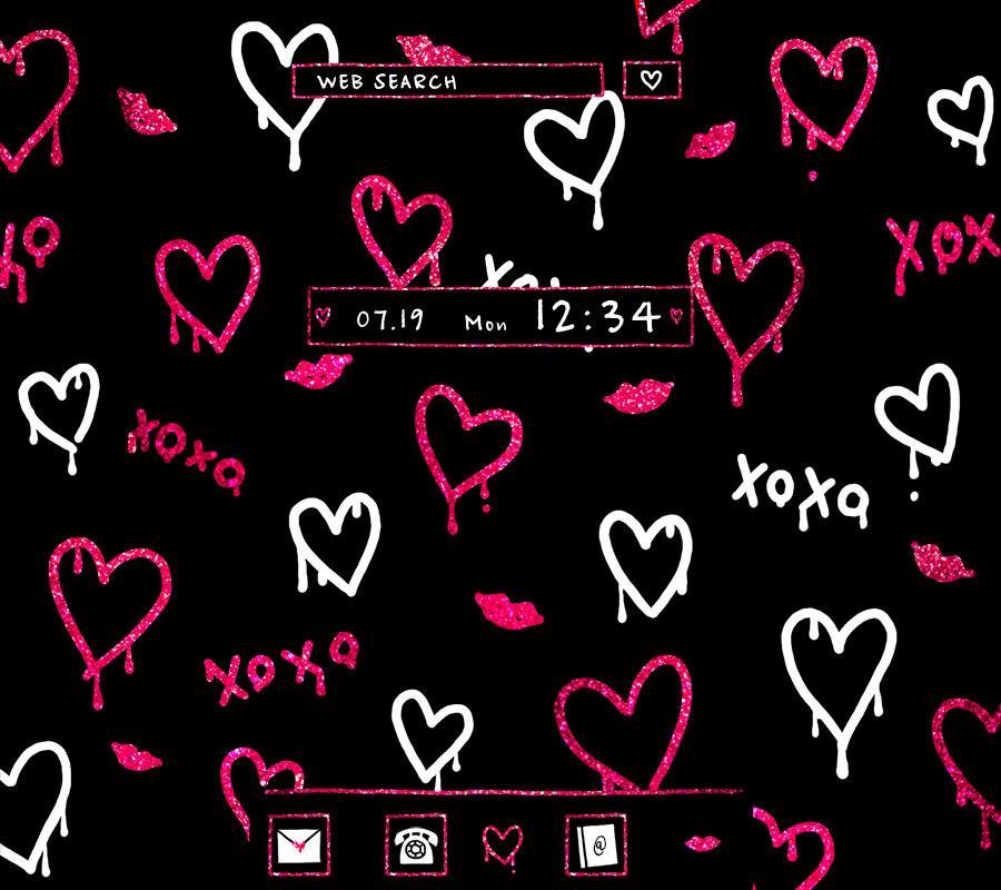 Android 用の ハート壁紙 Melty Glitter Heart Apk をダウンロード