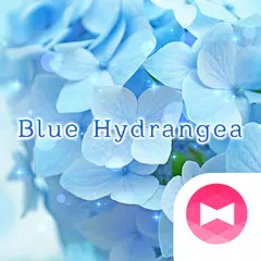 水色紫陽花 ＋HOME的主題 APK 下載