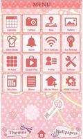 Cute Wallpaper Pink and Daisy captura de pantalla 2