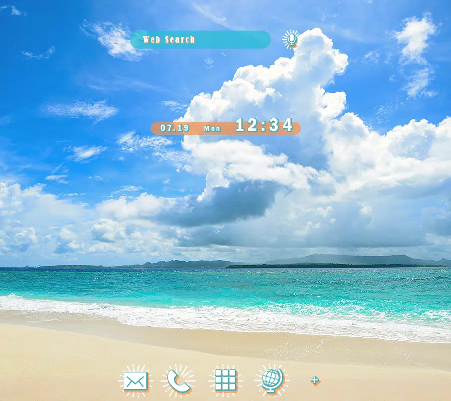 風景壁紙アイコン 夏の海と入道雲 Apk For Android Download