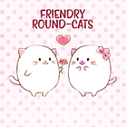 Friendly Round-Cats-icoon