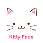 Cute Theme-Kitty Face- ikona