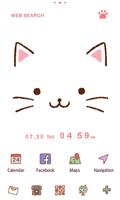 Cute Theme-Kitty Face- plakat