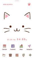 Cute Theme-Kitty Face- Plakat