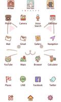 Cute Theme-Kitty Face- ภาพหน้าจอ 2