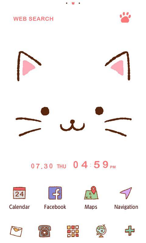 Android 用の かわいい壁紙 アイコン 猫ちゃんのフェイス 無料きせかえ Apk をダウンロード