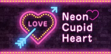 Neon Cupid Heart Tema +HOME