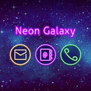 Neon Galaxy Theme APK