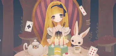 Alice's Tea Party Wallpaper