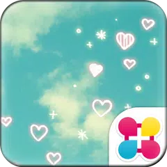 そらいろハート for[+]HOMEきせかえテーマ APK Herunterladen