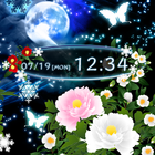 雪月風花 冬の和風幻想壁紙きせかえ آئیکن