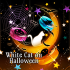 White Cat on Halloween 아이콘