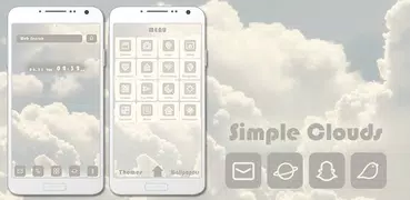 Simple Clouds Theme +HOME
