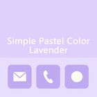 Simple Pastel Color (Lavender) 아이콘