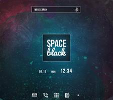 SPACE BLACK Wallpaper পোস্টার