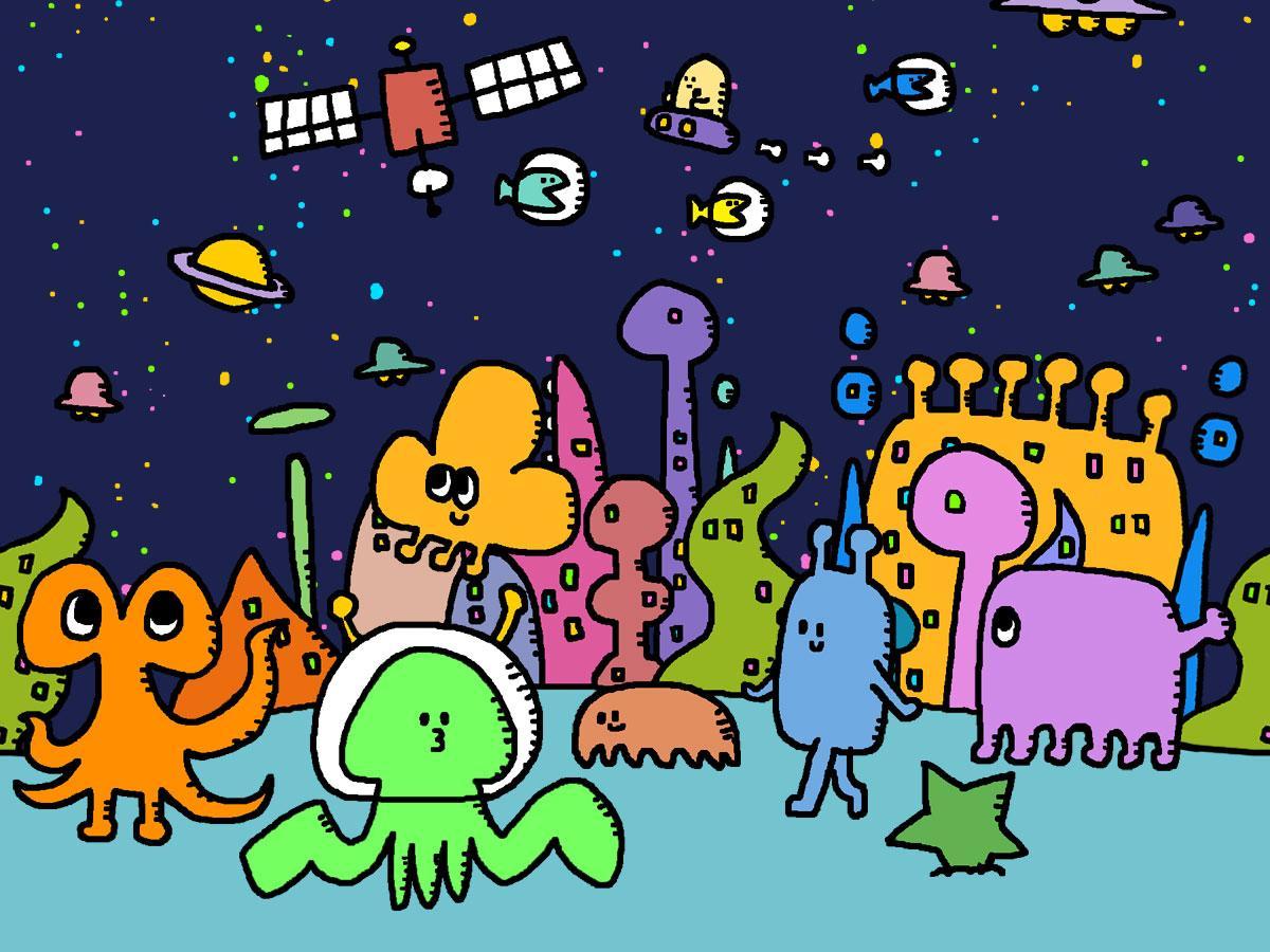 かわいい壁紙 スペースタウン For Android Apk Download