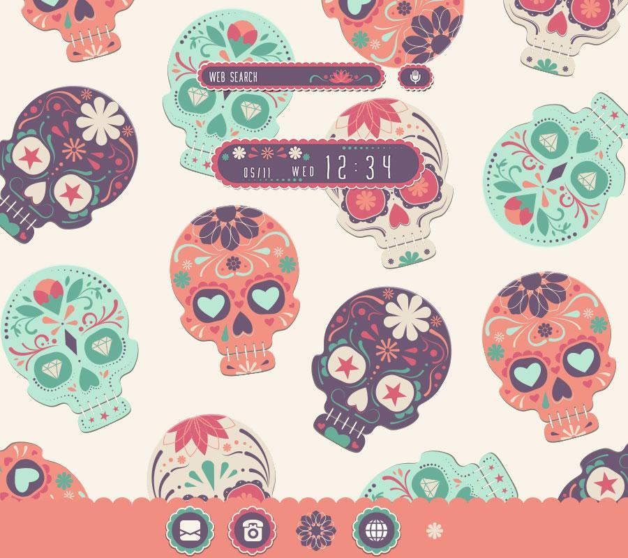 Android 用の スカル壁紙 Sugar Skull Apk をダウンロード