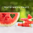 Watermelon Heart Theme icône